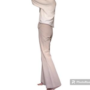 L.L. Bean Wide Leg Flare Cotton  Casual Dress Pants Size 7/8-28